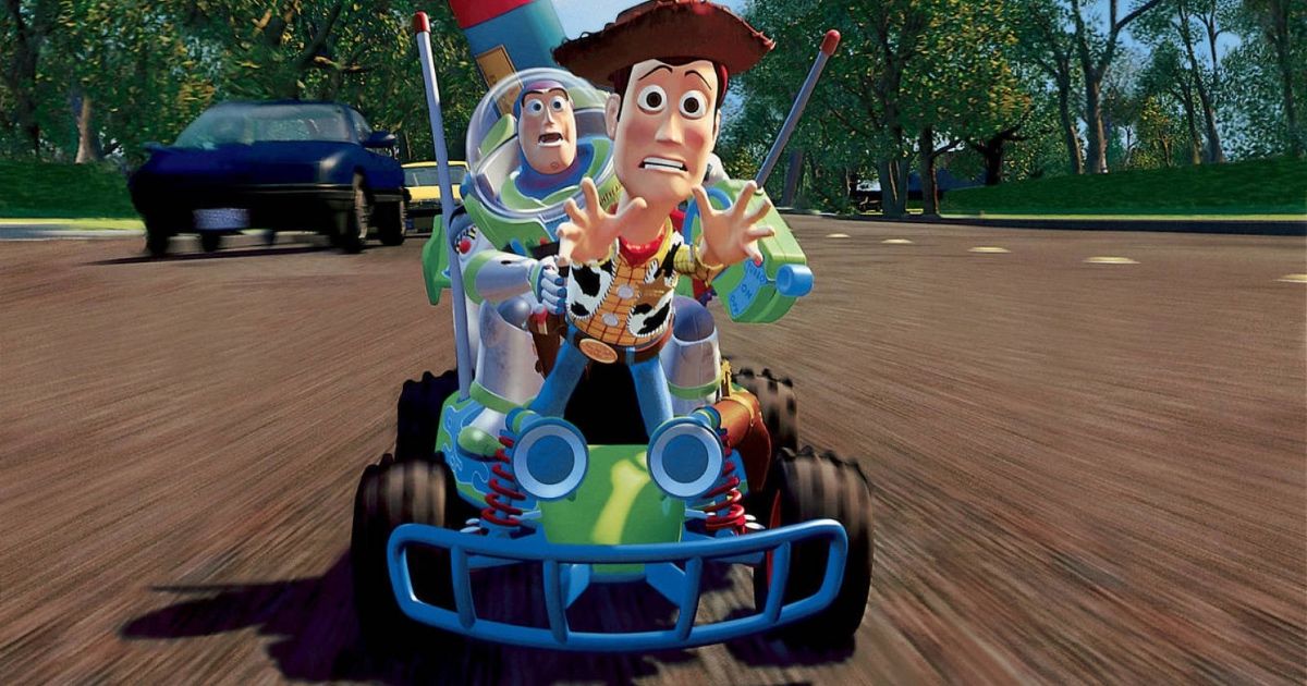 Buzz and Woody in Toy Story