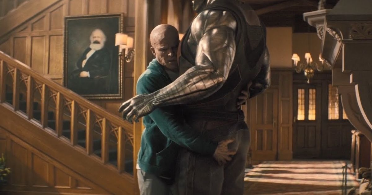 Colossus and Deadpool Tender Embrace