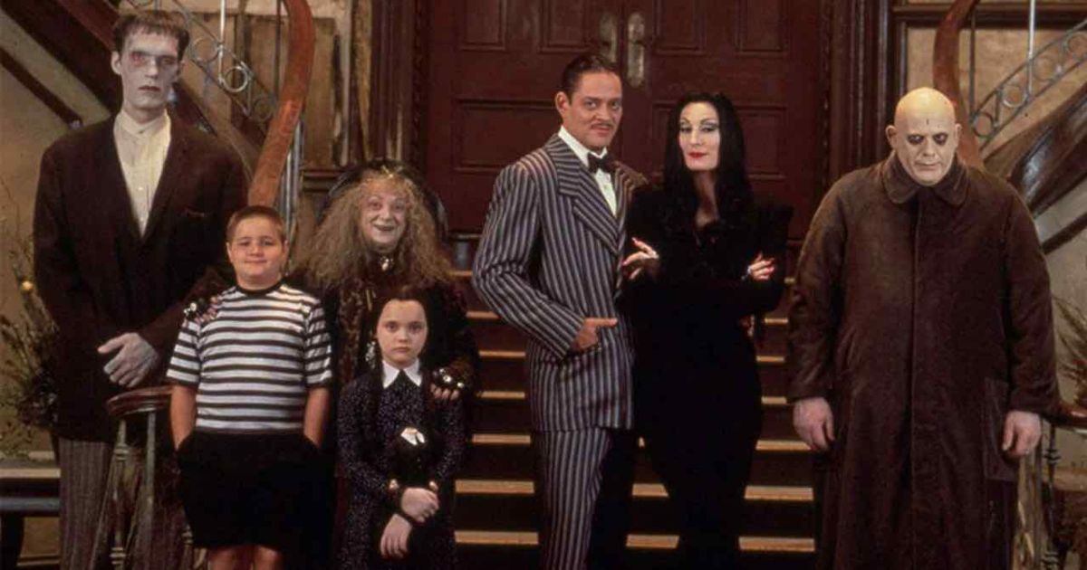 The cast of 1991's The Addams Family