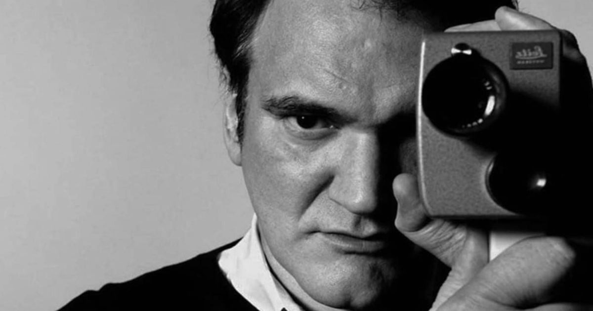 A promo for AMC Theaters with Tarantino holding a camera