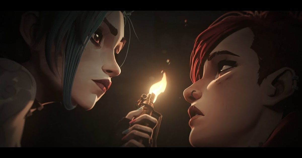 Jinx and Vi in Arcane.