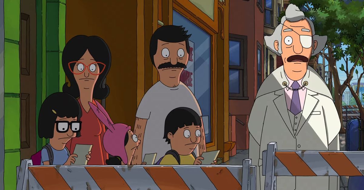 Bob's Burgers Movie starring the Belcher family and Mr. Fishodor