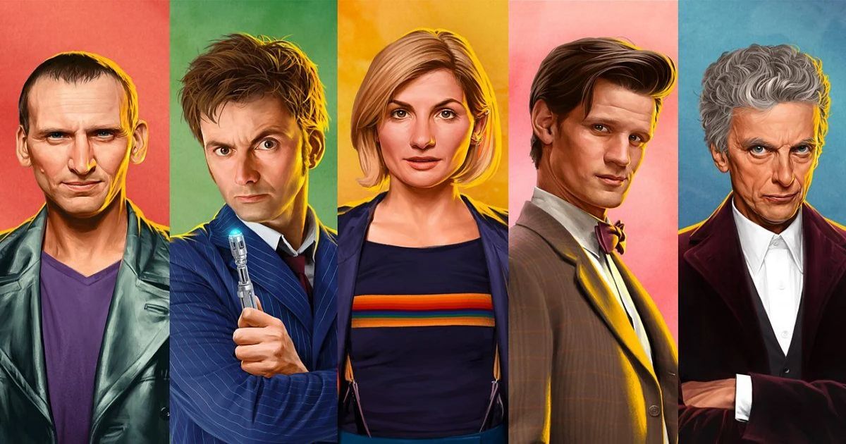 The doctors in Doctor Who