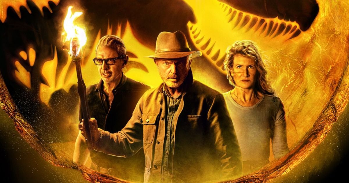 Jeff Goldblum, Laura Dern, Sam Neill in Jurassic World Dominion