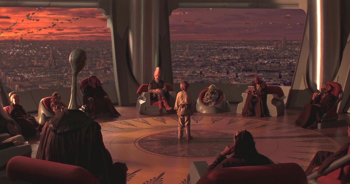 The Jedi Council in The Phantom Menace