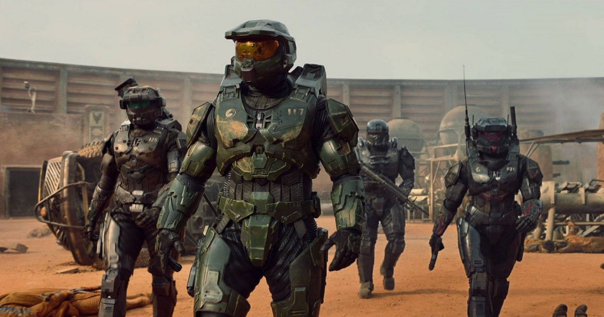 The Spartans walk in Halo