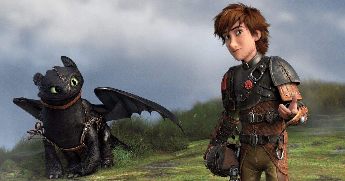 A scene from How to Train Your Dragon 2