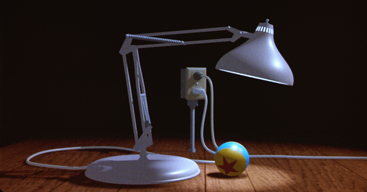 The Pixar lamp named Luxo Jr