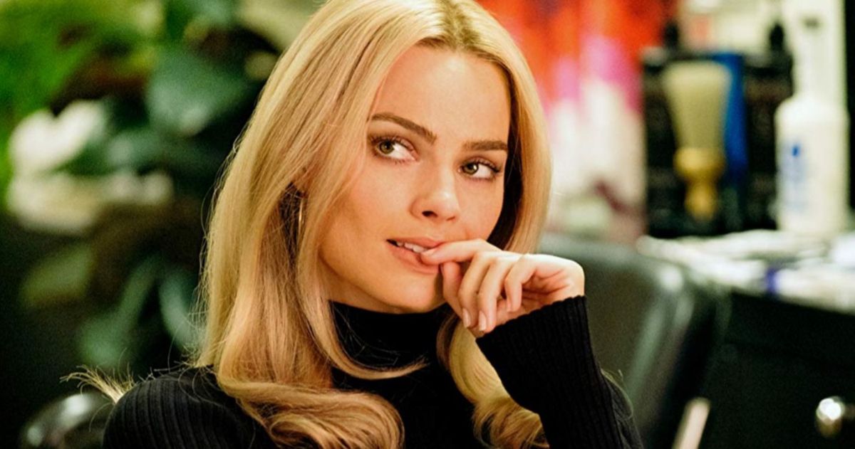 Margot Robbie bites her finger in a predictable sex pose in Once Upon a Time in Hollywood