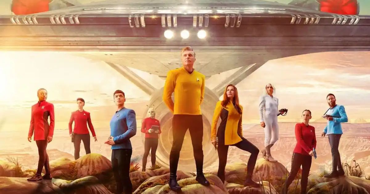 The cast of Star Trek Strange New Worlds