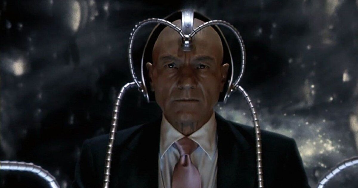 Patrick Stewart as Professor X in X-Men