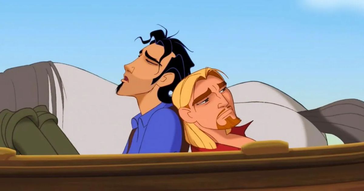 The brothers in a ship in Road to El Dorado