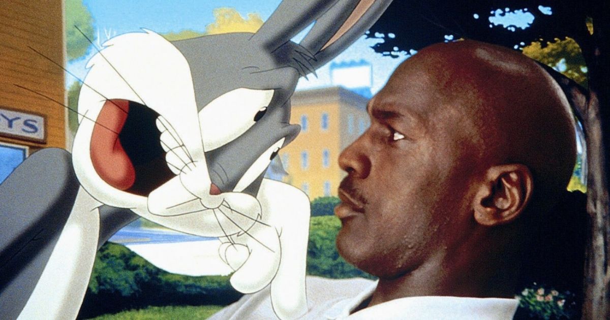 Michael Jordan and Bugs Bunny in 1996's Space Jam