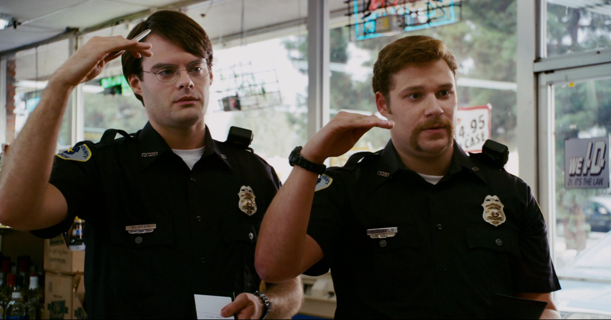 Bill Hader y Seth Rogen como policías en Superbad