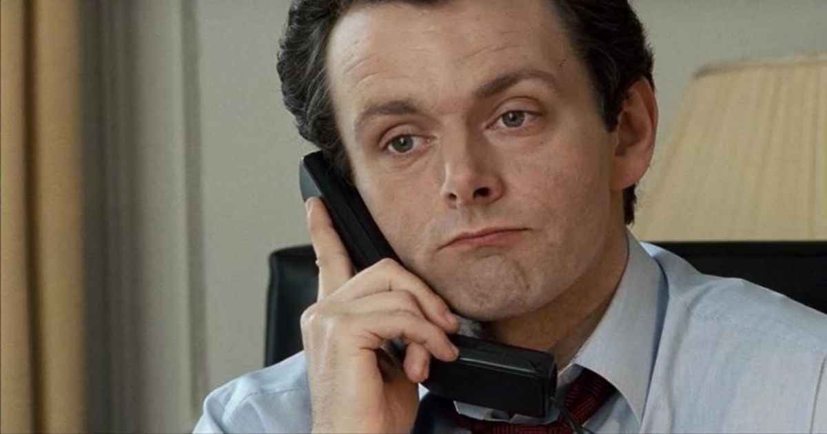 Michael Sheen on the phone as Tony Blair in The Queen