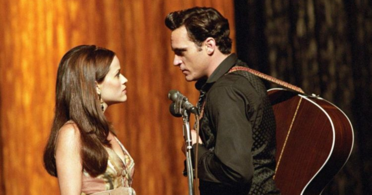 June Carter and Johnny Cash in Walk The Line