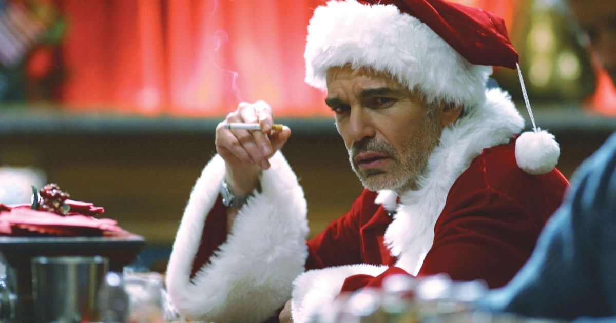 Billy Bob Thornton as Bad Santa in the Christmas comedy