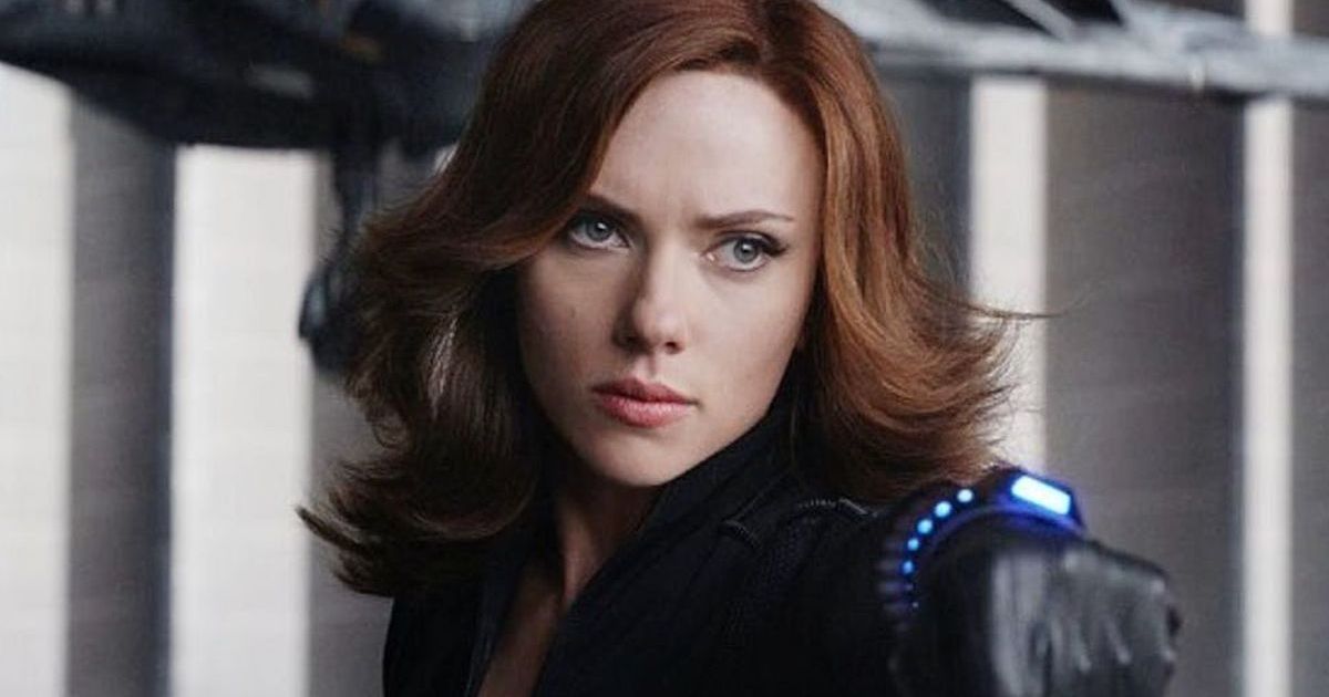Scarlett Johansson as Natasha Romanoff. 