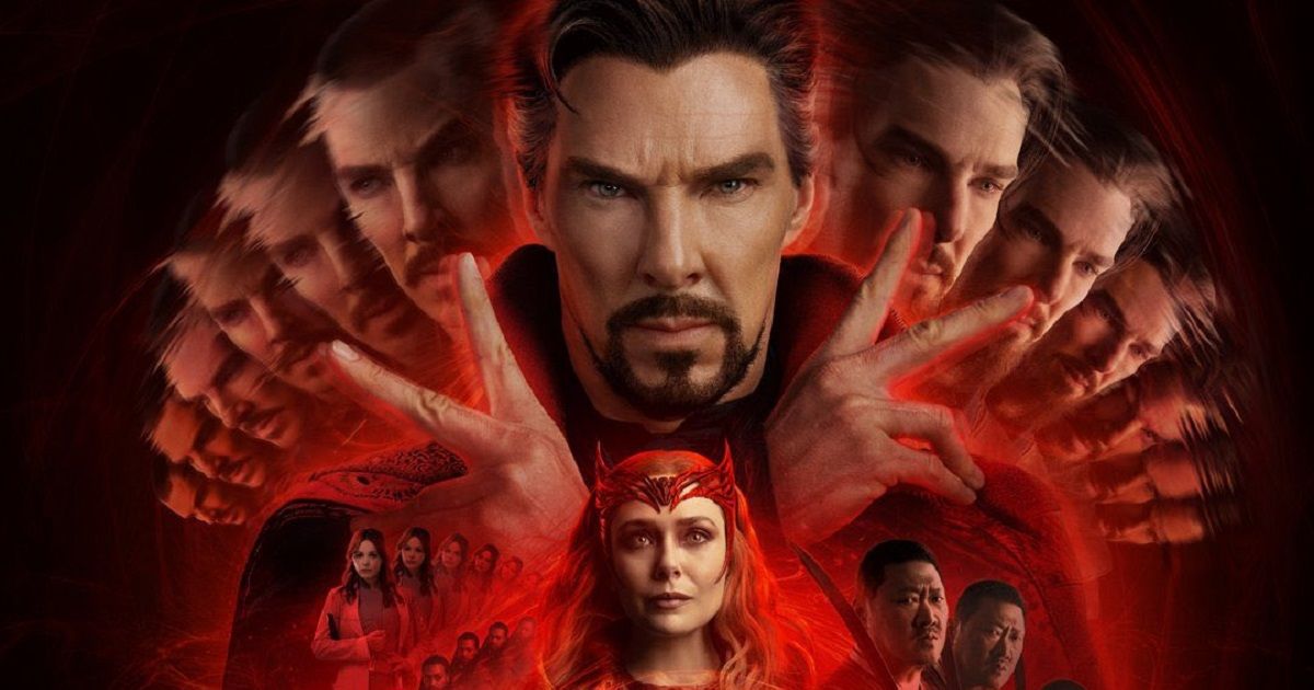 Cumberbatch moves his hands kaleidoscopically in Doctor Strange and the Multiverse of Madness