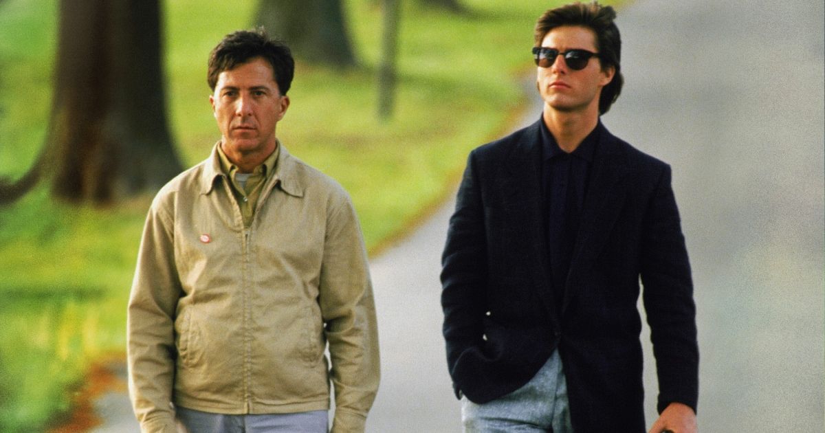 Dustin Hoffman e Tom Cruise em Rain Man
