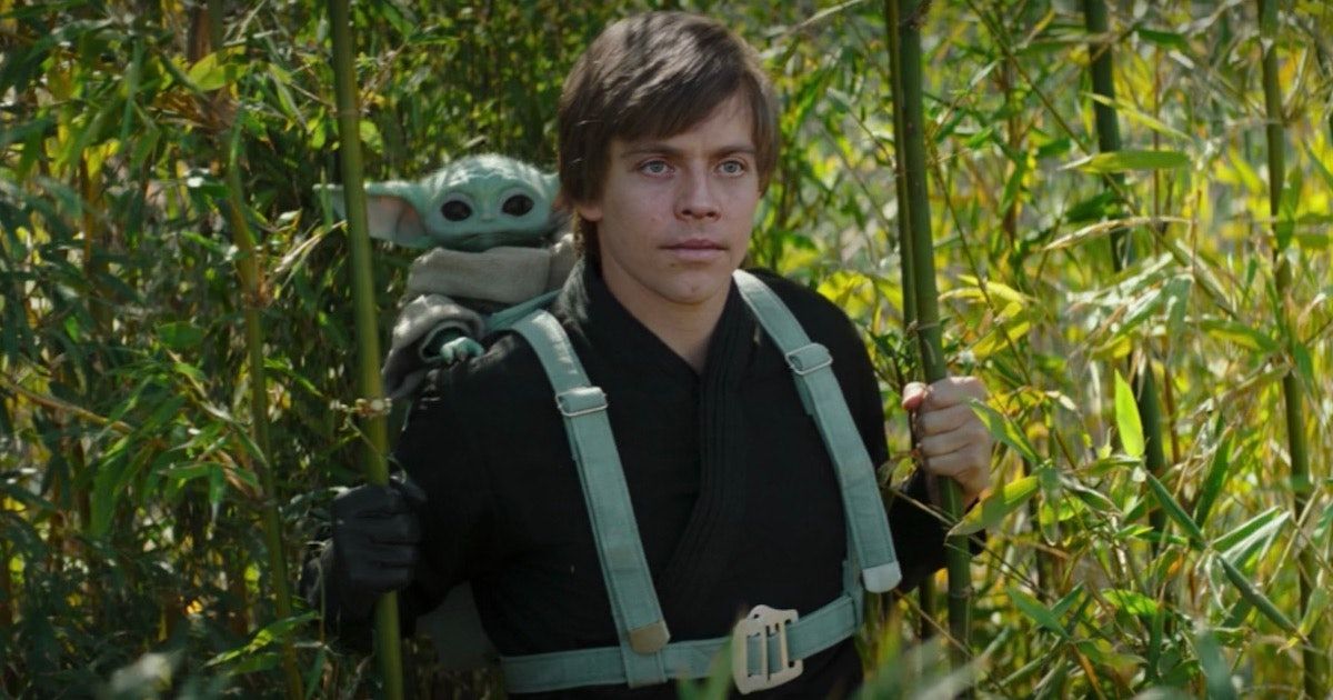 Luke Skywalker e Grogu em O Livro de Boba Fett, Star Wars