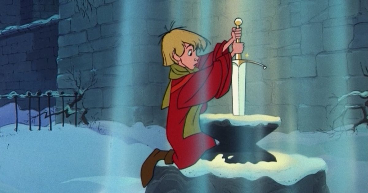 A scene from The Sword In The Stone