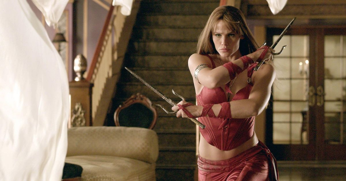 Jennifer Garner as Elektra ready to fight