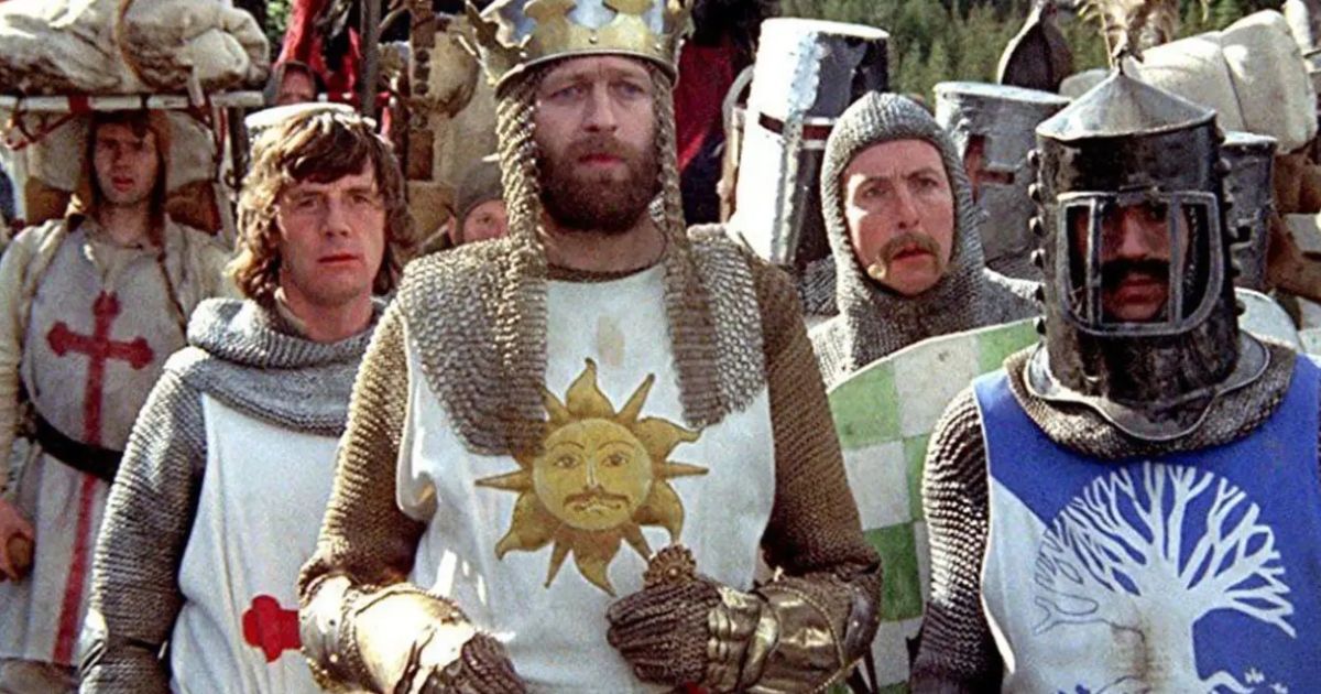 A scene from Monty Python and the Holy Grail (1975)