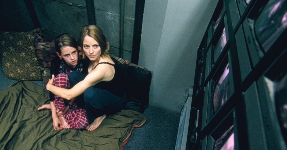 Jodie Foster e Kristen Stewart em Quarto do Pânico