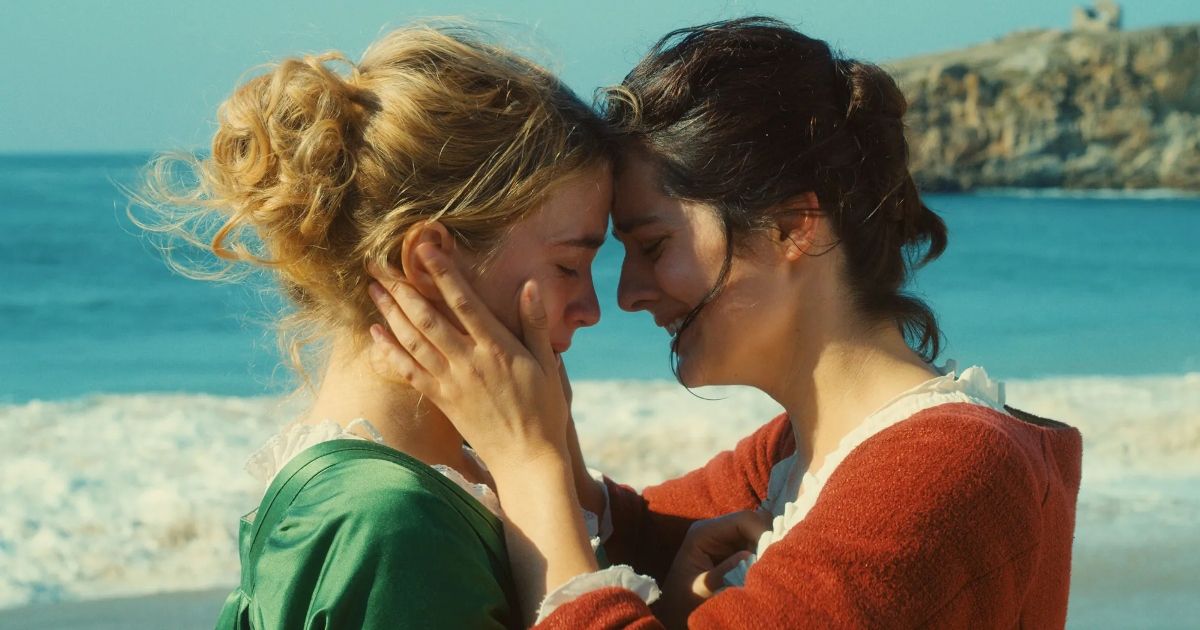 Noémie Merlant and Adèle Haenel in Portrait of a Lady on Fire.