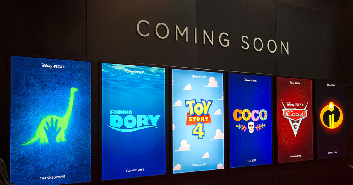 Pixar Movie Line-up