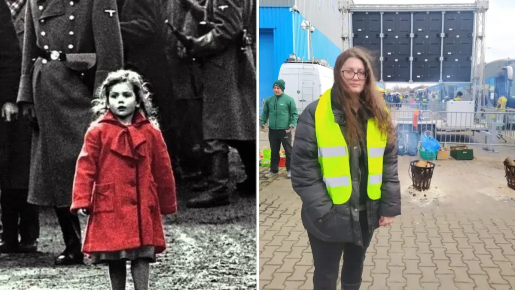 #Girl in the Red Coat From Schindler’s List is Now Helping Ukrainian Refugees Flee Their Country
