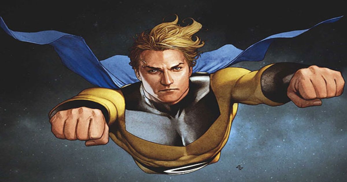 Robert Reynolds suited up as Sentry from the Marvel comics