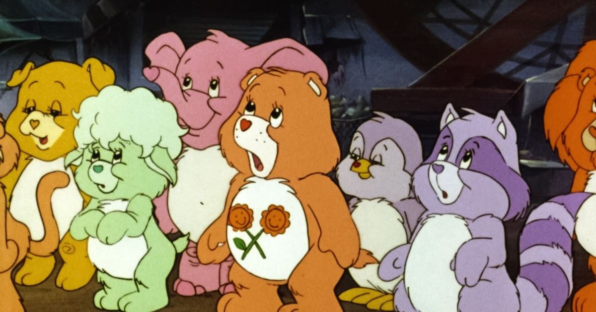 The cast of The Care Bears Movie