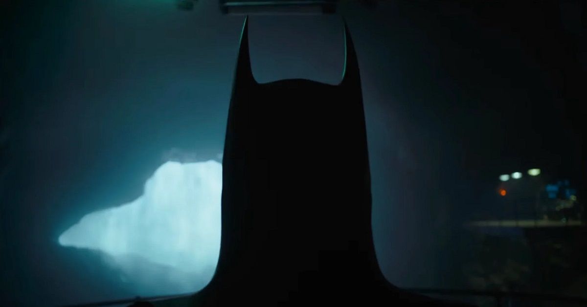 An image of Batman's pointy mask in The Flash