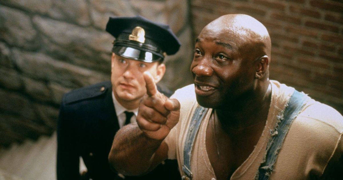 Tom Hanks and Michael Clarke Duncan in The Green Mile 