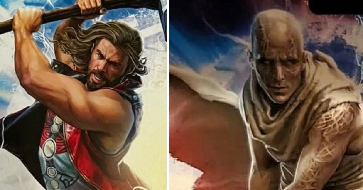 What we could have got, concept art of Thor and Gorr from Thor