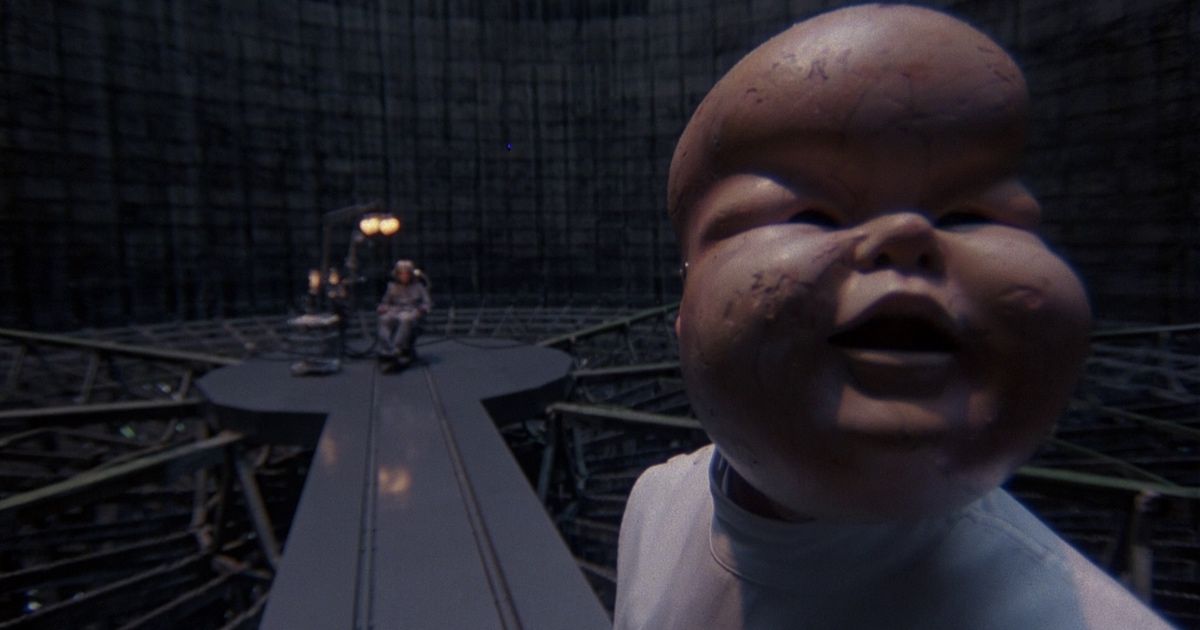 Brazil movie, scary baby mask
