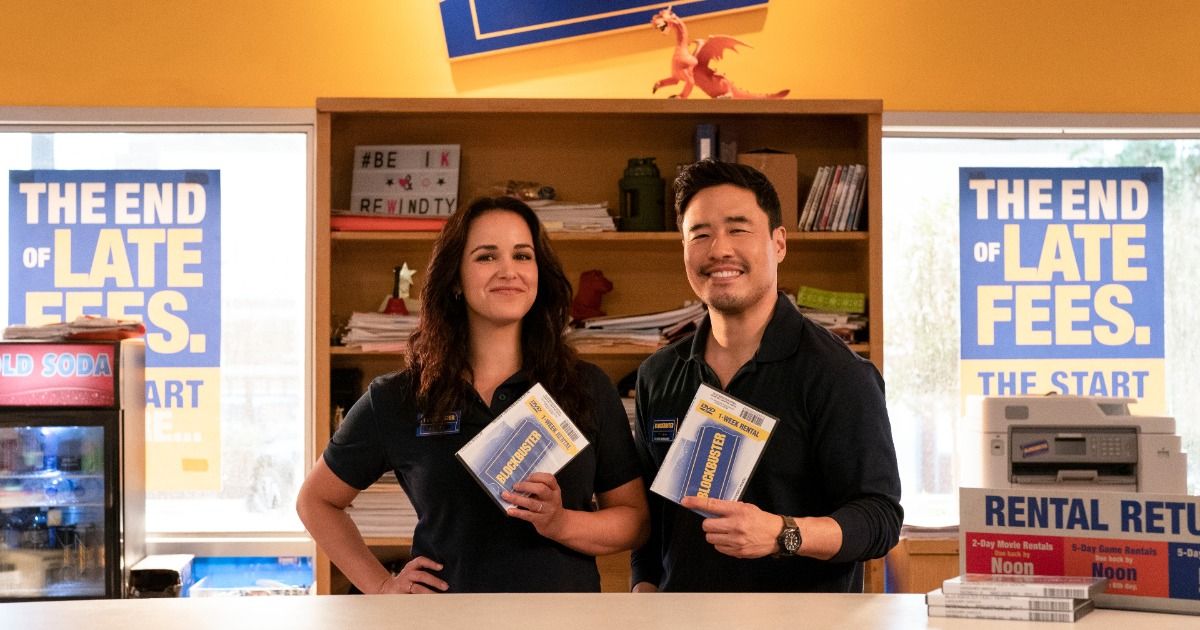 Melissa Fumero, Randall Park in Blockbuster