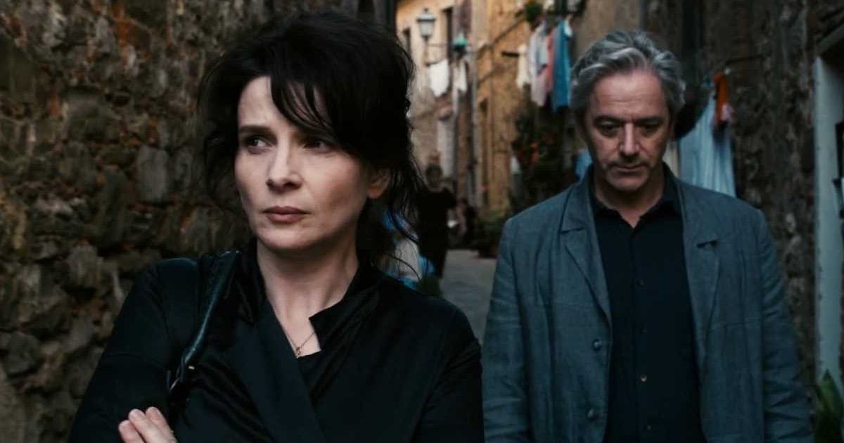 Juliette Binoche and William Shimell in Certified Copy