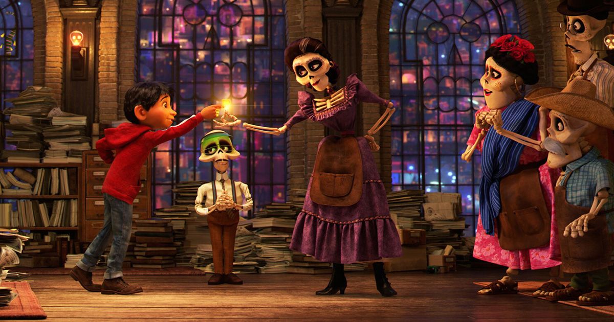 A scene from Coco (2017)