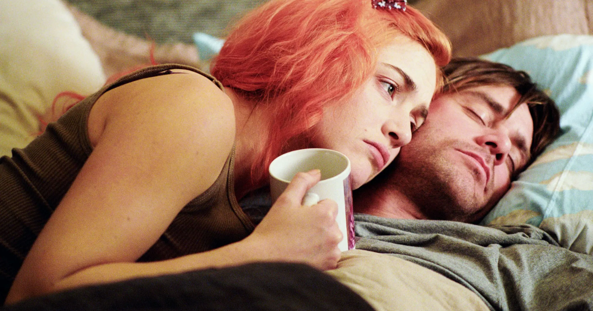 Jim Carey and Kate Winslet in Eternal Sunshine of the Spotless Mind