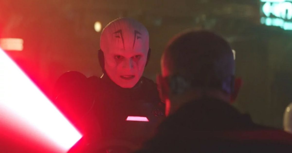 Grand Inquisitor with a red lightsaber in Obi-Wan Kenobi