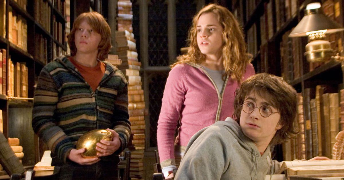 แฮร์รี่ พอตเตอร์กับถ้วยอัคนี รอน เฮอร์ไมโอนี่ และแฮร์รี่