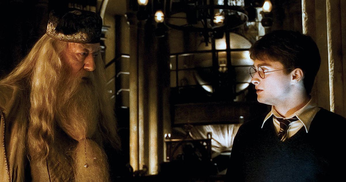 Harry Potter and the Half-Blood Prince Dumbledore and Harry