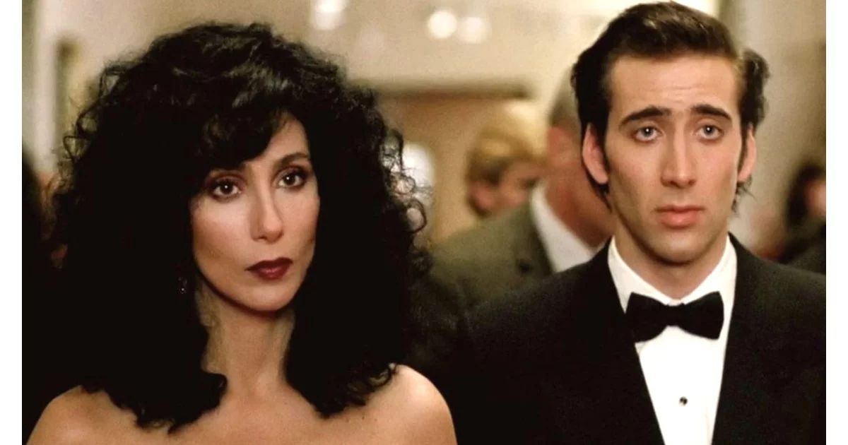 Cher and Nicolas Cage in Moonstruck