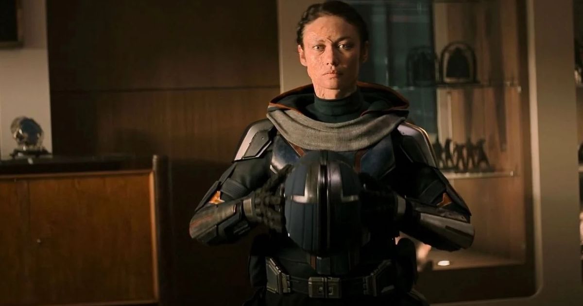 Olga Kurylenko as Taskmaster in Marvel's Black Widow film