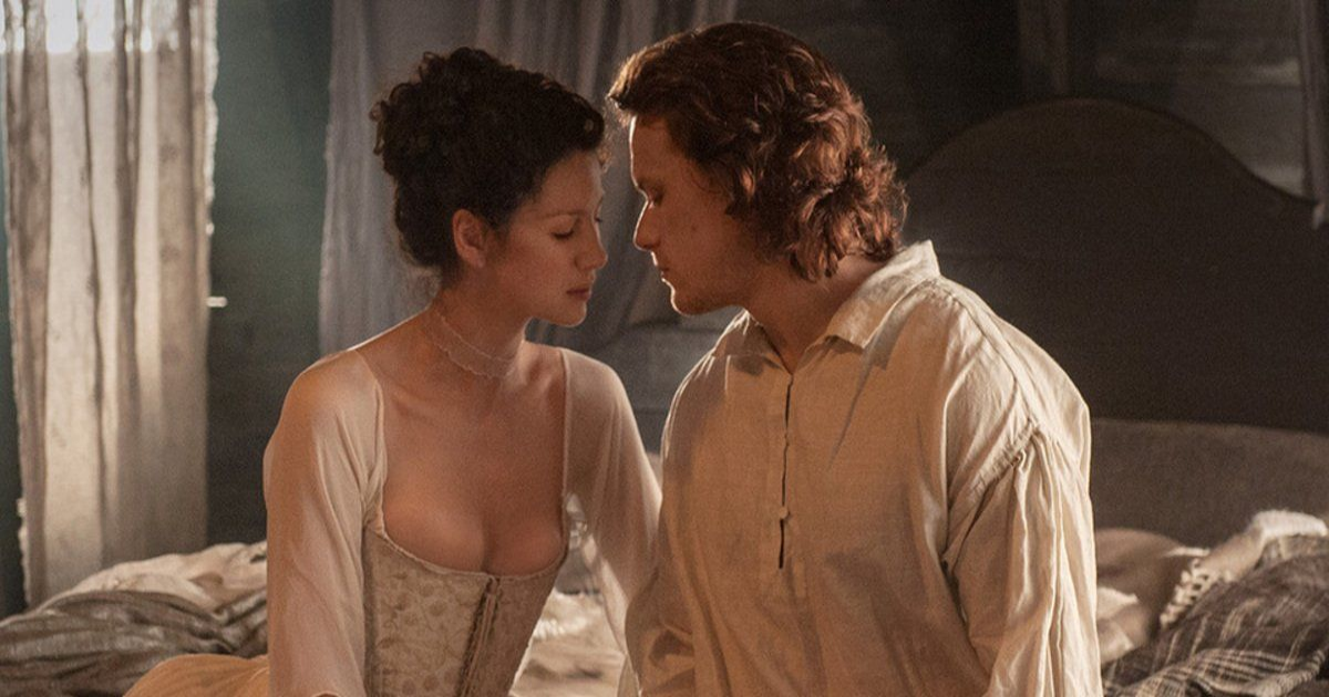 Claire and Jaime in Outlander