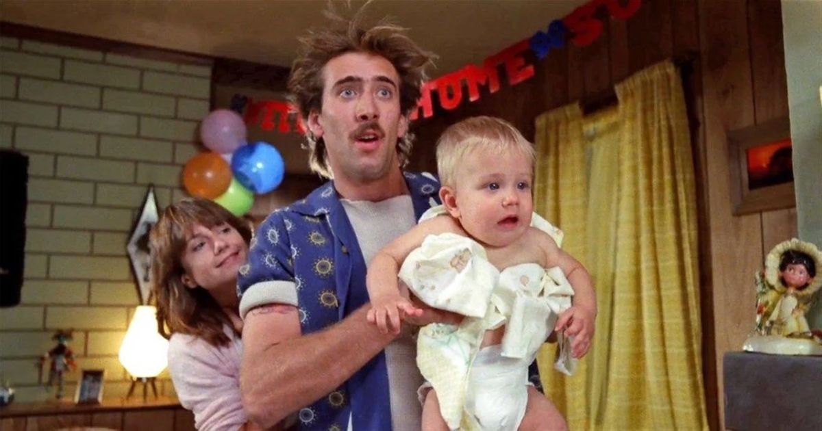 Nicolas Cage in Raising Arizona