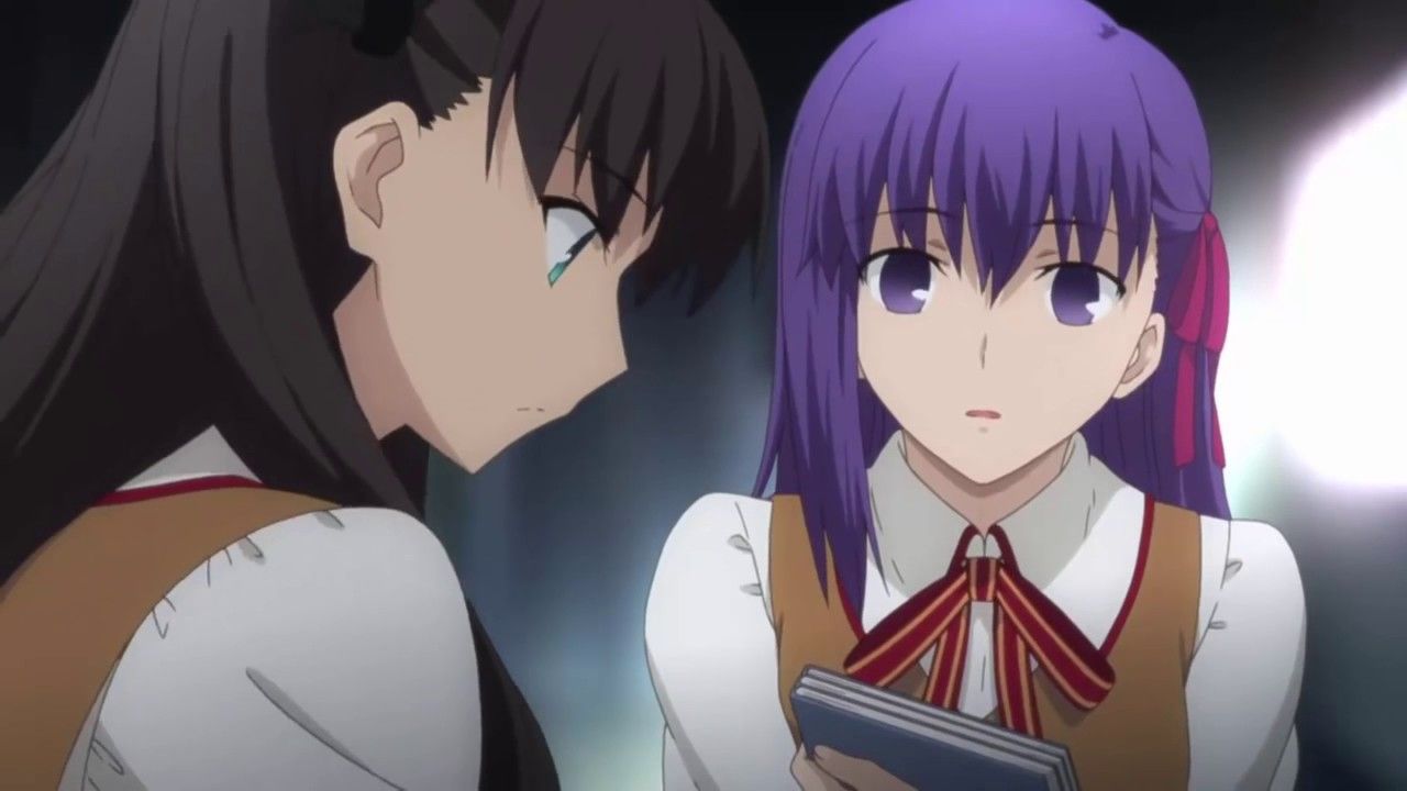 Rin and Sakura - School Fate/stay night